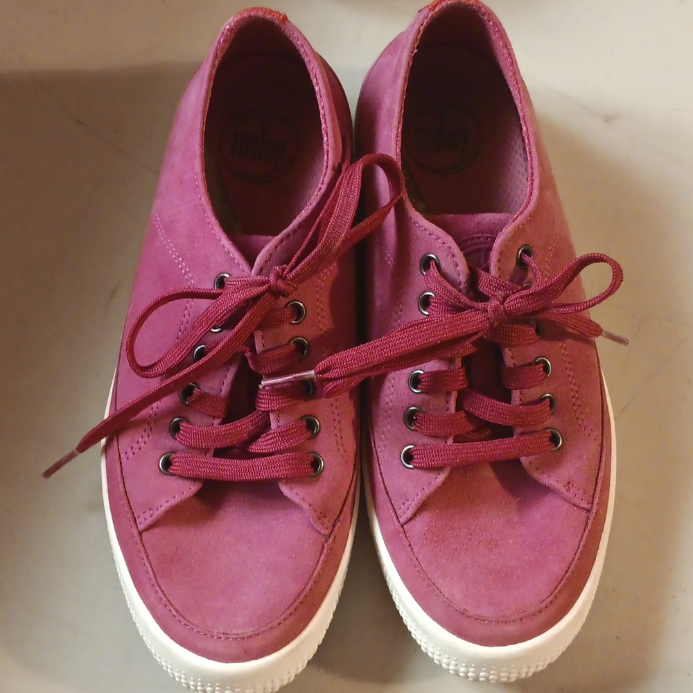 Fitflop Pink Suede Shoes
